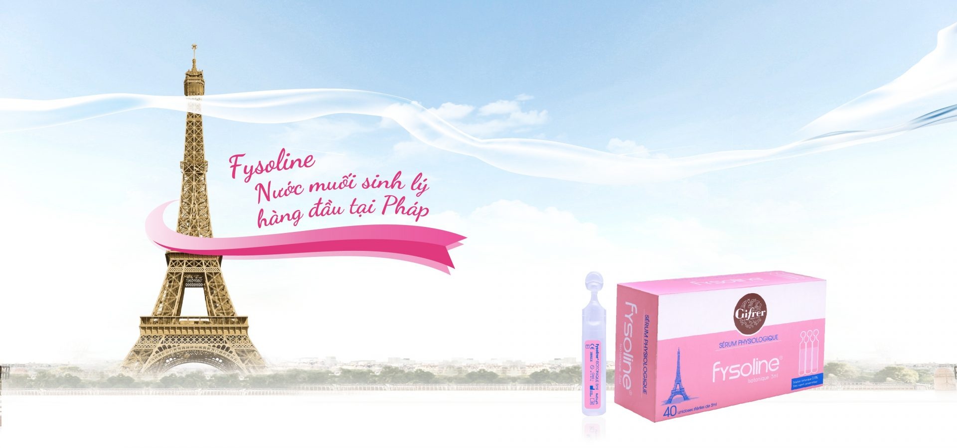 Nước muối sinh lý Fysoline hồng 5ml hình 2