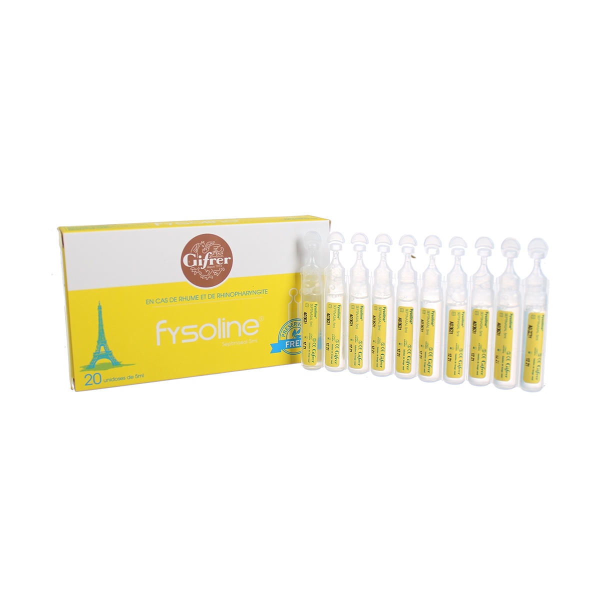 Nước muối sinh lý Fysoline vàng 5ml hình 1