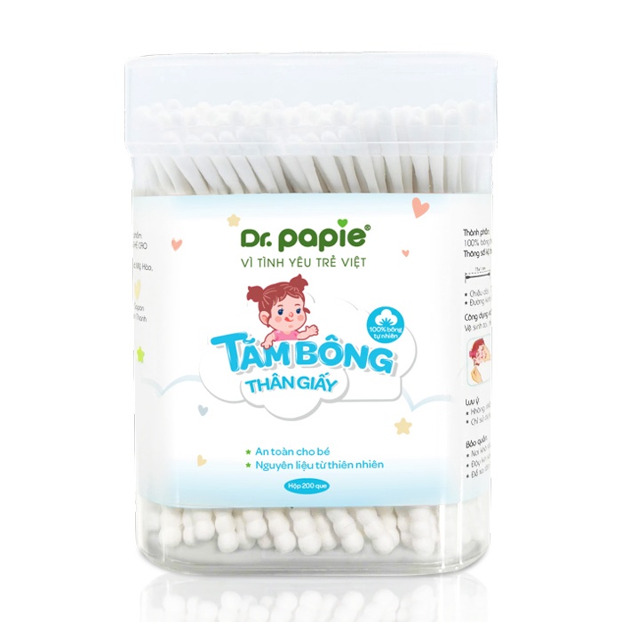 Tăm bông Dr Papie
