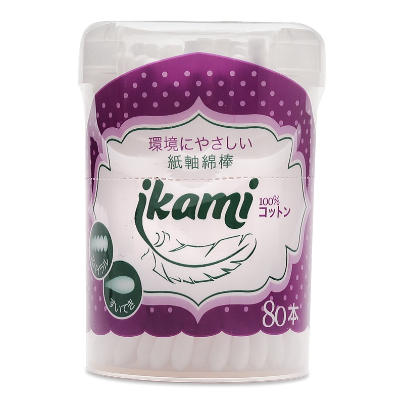Tăm bông Ikami 1 đầu xoắn (80 chiếc) hình 2