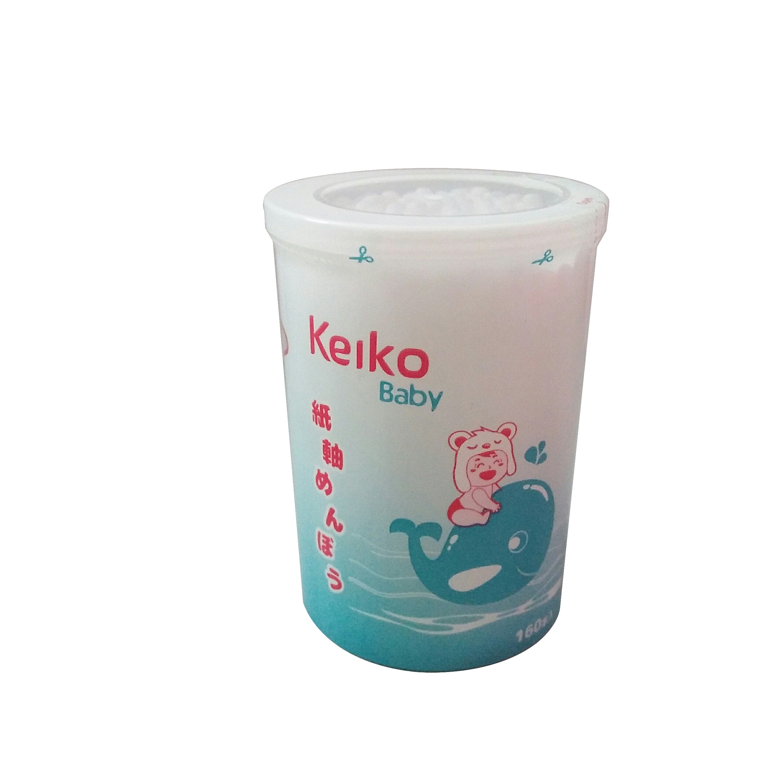 Tăm bông trẻ em Baby Keiko (160 cây) hình 1