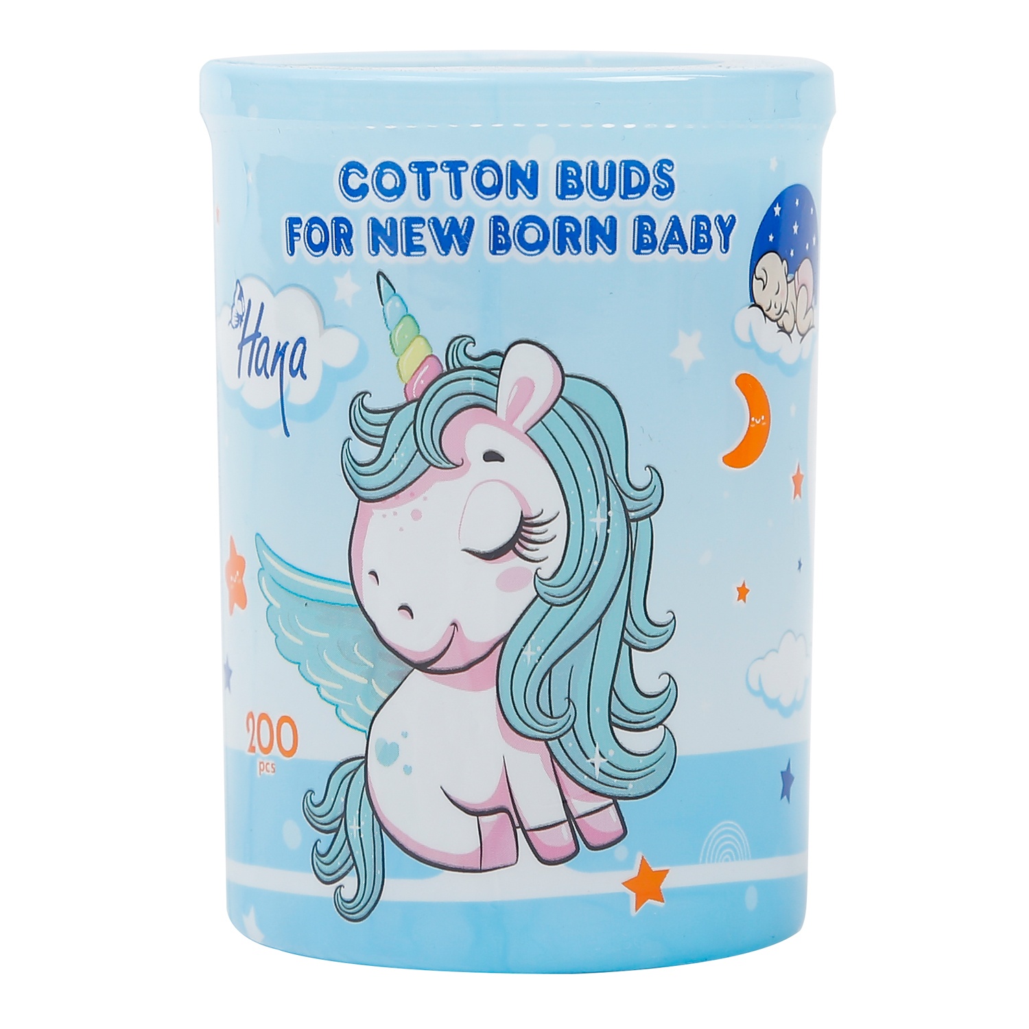 Tăm bông trẻ em Hana (200 cây/hộp) hình 1
