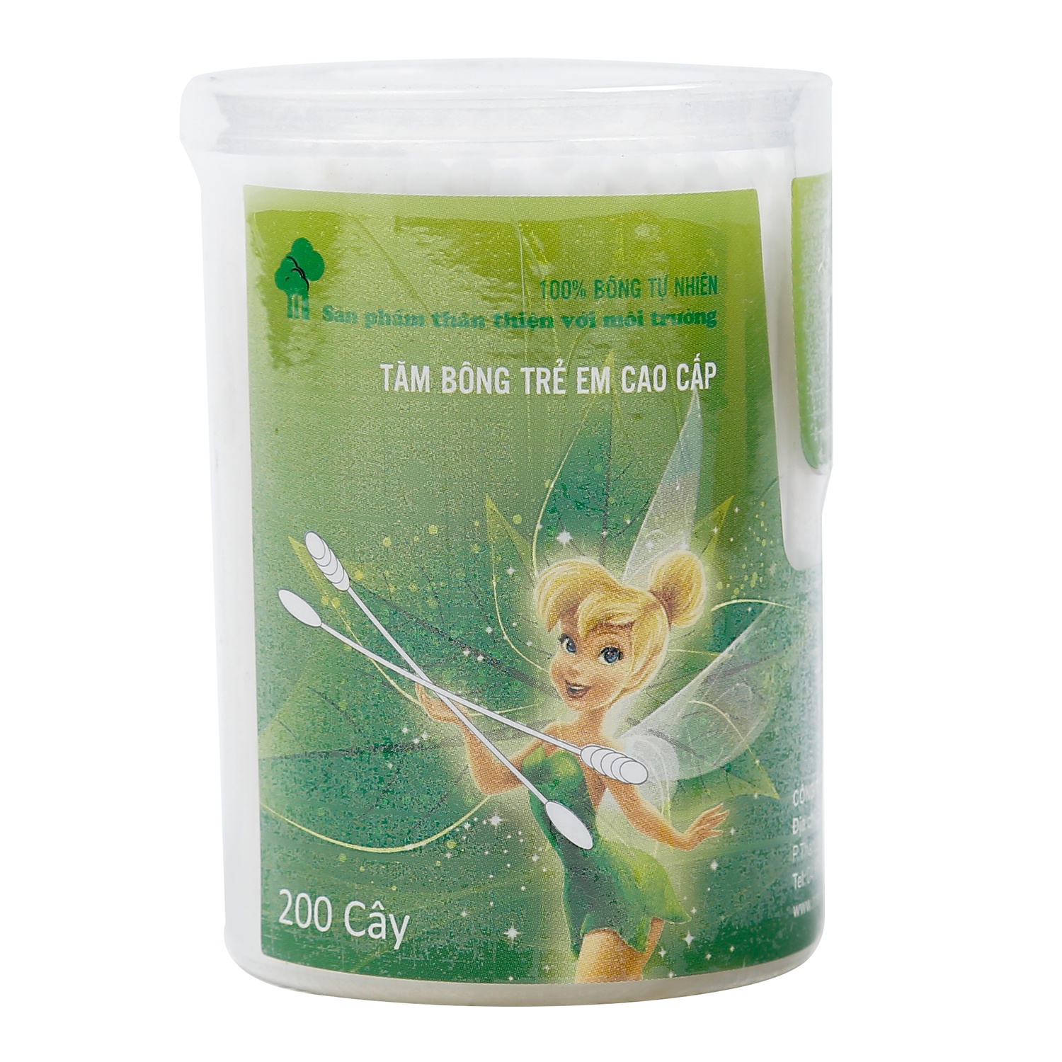 Tăm bông trẻ em Hana cao cấp (200 cây) hình 1