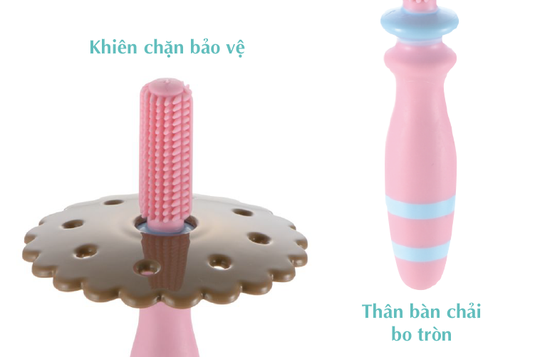 Bàn chải bước 2 Richell RC20108 (6M+) hình 3