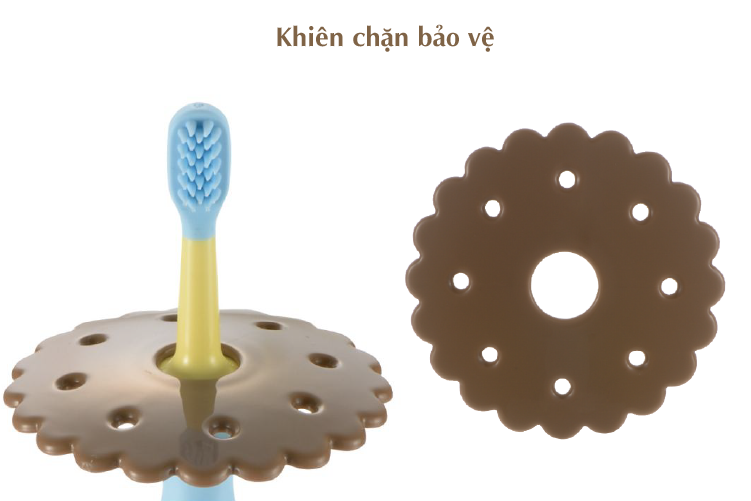 Bàn chải bước 3 Richell RC20109 (8M+) (Màu ngẫu nhiên) hình 3