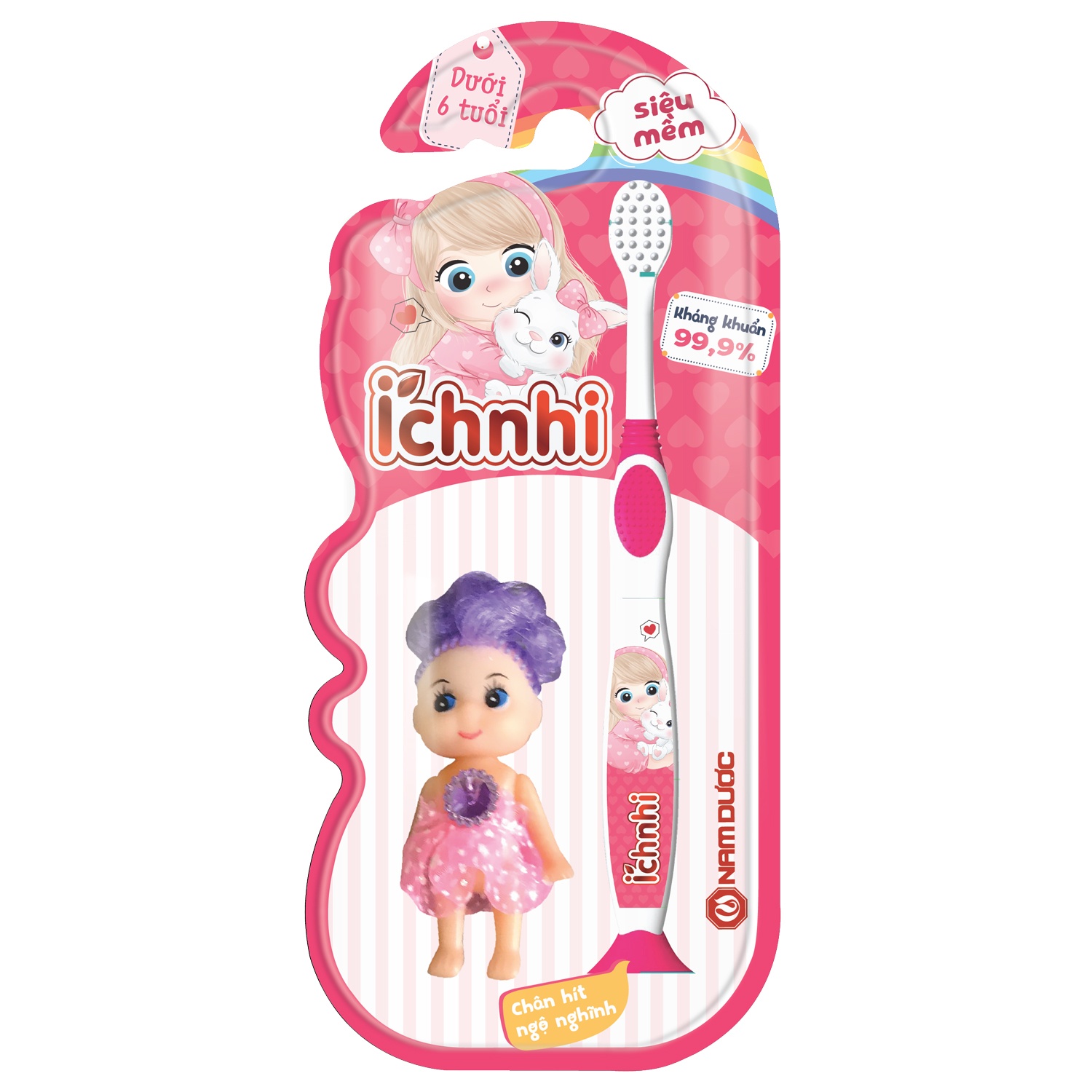 Bàn chải đánh răng cho bé Ích Nhi (Màu ngẫu nhiên) hình 1