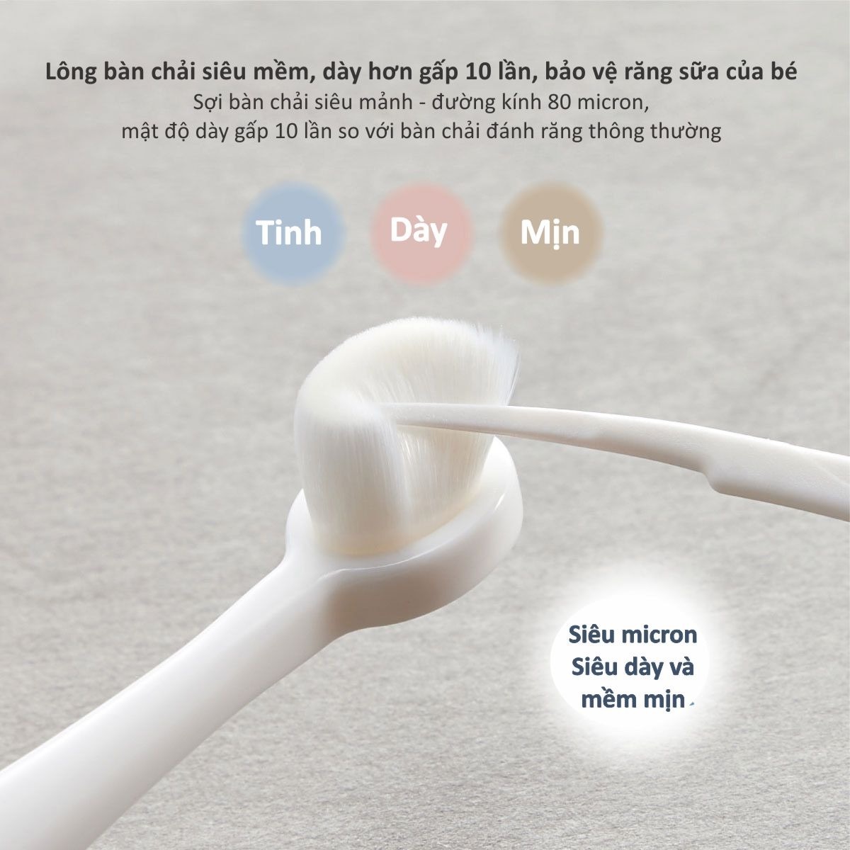 Bàn chải đánh răng lông mềm cho bé KuKu KU1147  hình 1