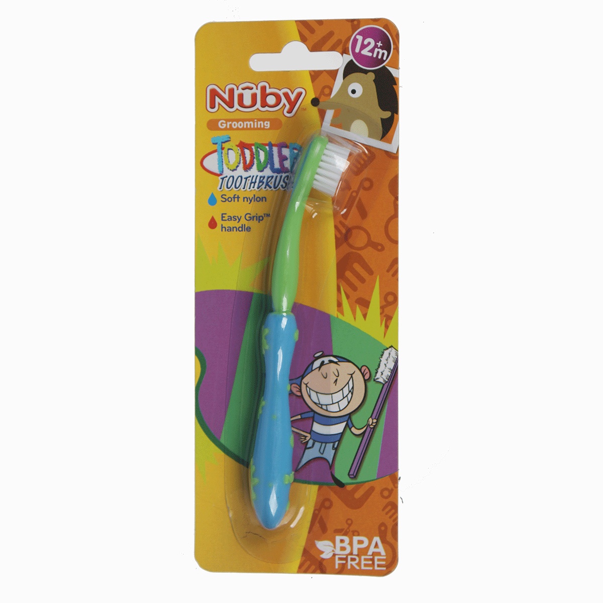 Bàn chải đánh răng siêu mềm NuBy 12M+ hình 1