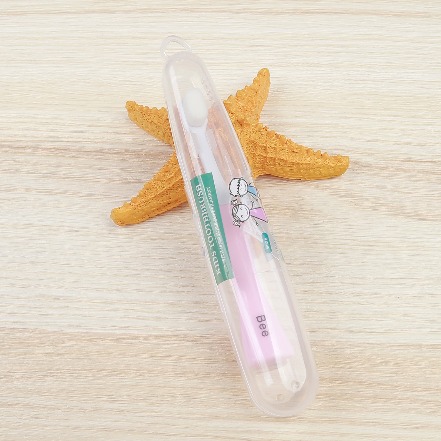 Bàn chải trẻ em Bee W33A lông siêu mềm (Màu ngẫu nhiên) hình 1