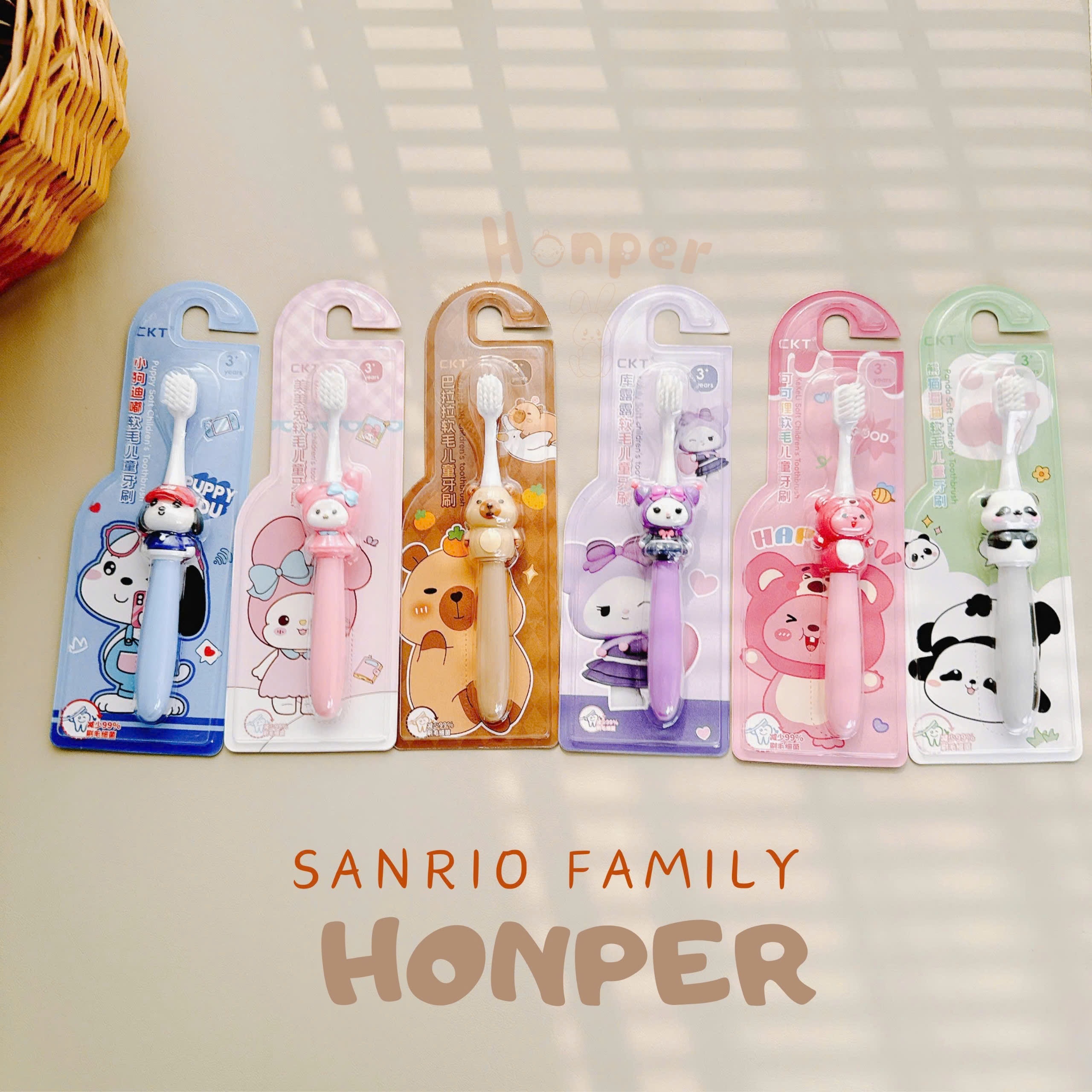 Bàn chải lông tơ 6m+ Honper HP239 (Mẫu ngẫu nhiên) hình 4