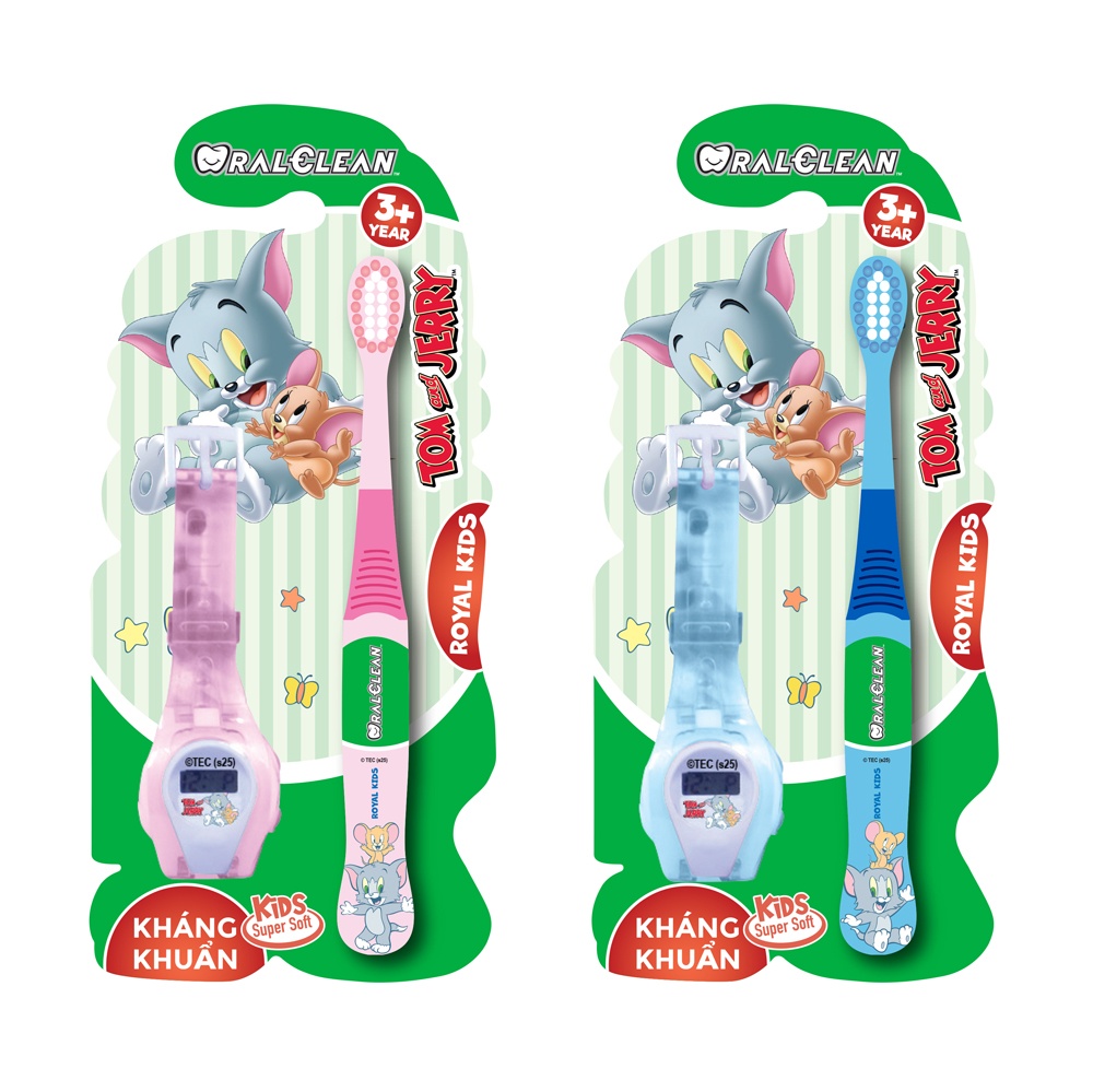 Bàn chải đánh răng Oral Clean Royal Kid/Formula Soft 3Y+ (Màu ngẫu nhiên) hình 1