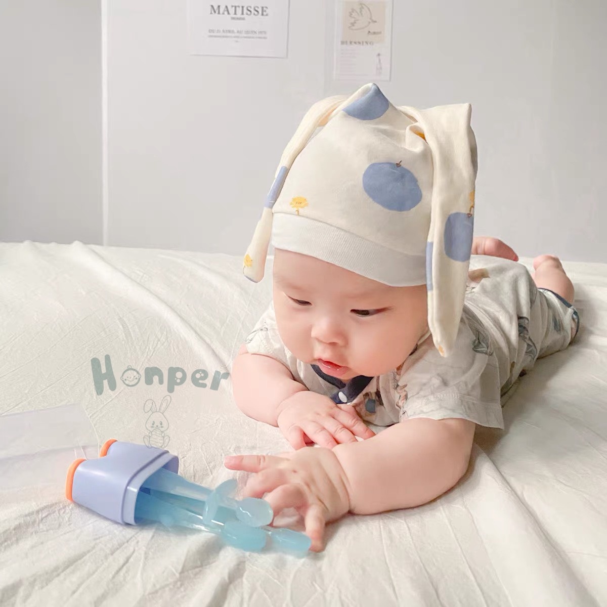 Bộ 3 rơ lưỡi silicon 3in1 Honper (Màu ngẫu nhiên) hình 3