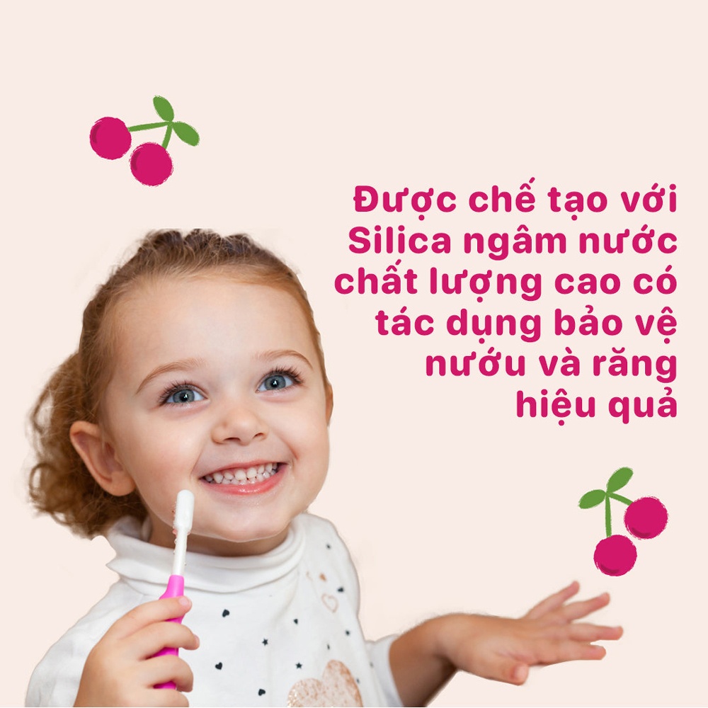 Kem đánh răng Bzu Bzu cho bé trên 0-3 tuổi (50g) hình 4