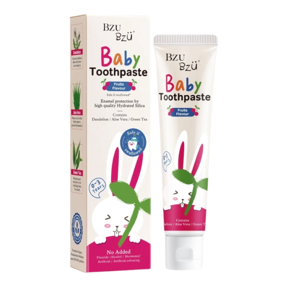 Kem đánh răng Bzu Bzu cho bé trên 0-3 tuổi (50g) hình 1