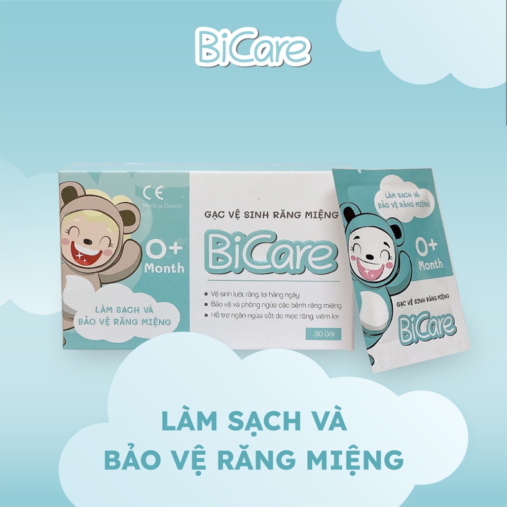 Gạc rơ lưỡi Bicare (Hộp 30 chiếc) hình 2