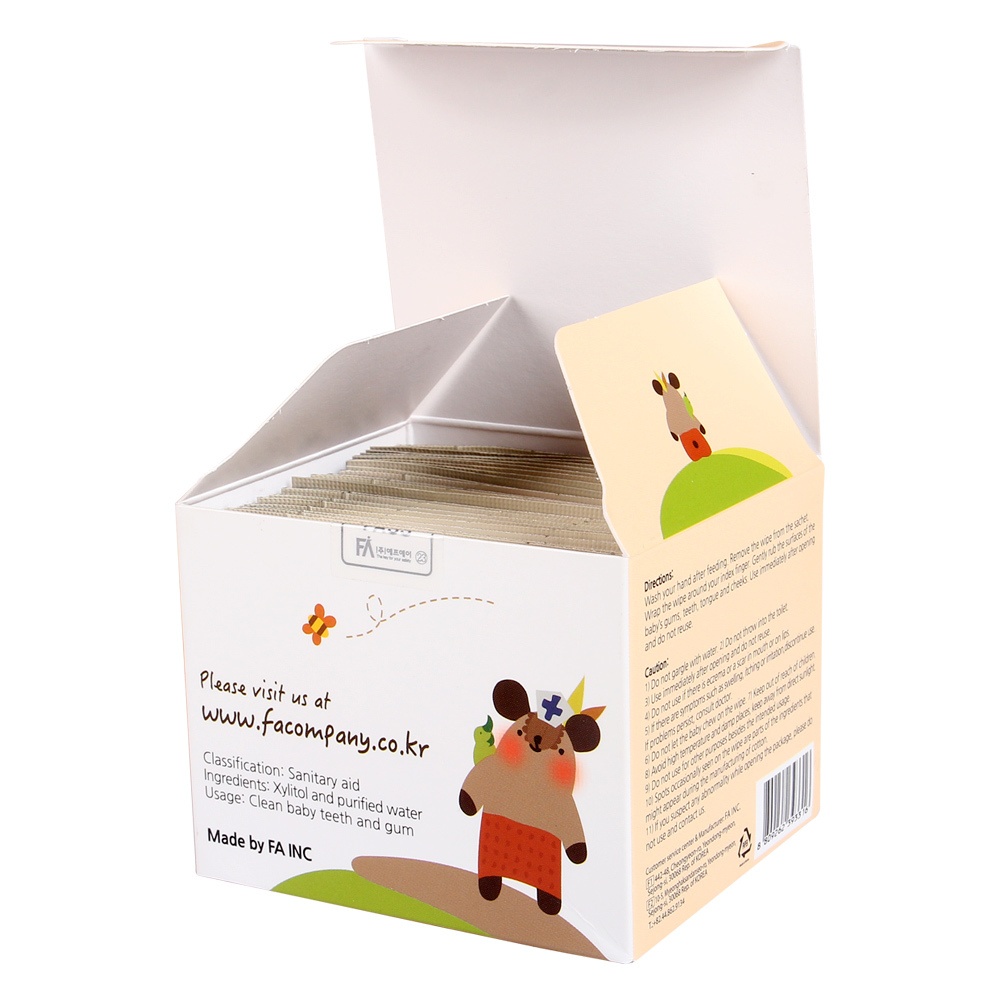 Gạc vệ sinh răng miệng cho bé Baby Bro chính hãng Hàn Quốc Gạc vệ sinh răng miệng cho bé Baby Bro hình 2