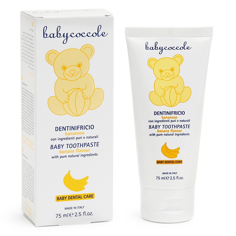 Kem đánh răng Babycoccole hương chuối 75ml 12M+ hình 1