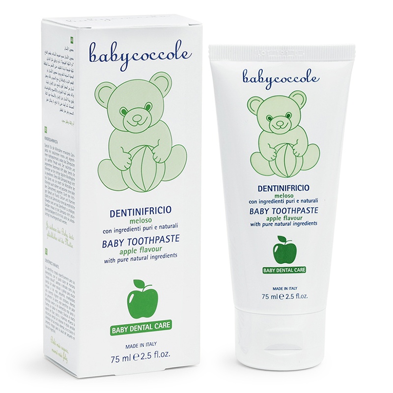 Kem đánh răng Babycoccole hương táo 75ml 12M+ hình 1