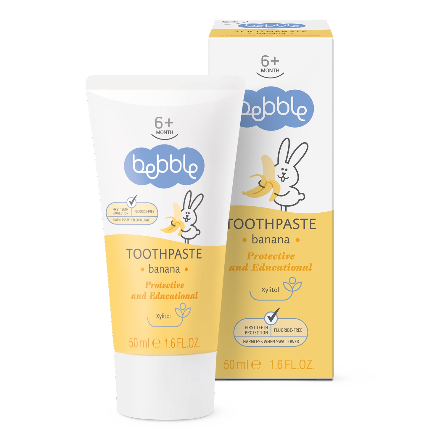 Kem đánh răng Bebble hương chuối 50g hình 1