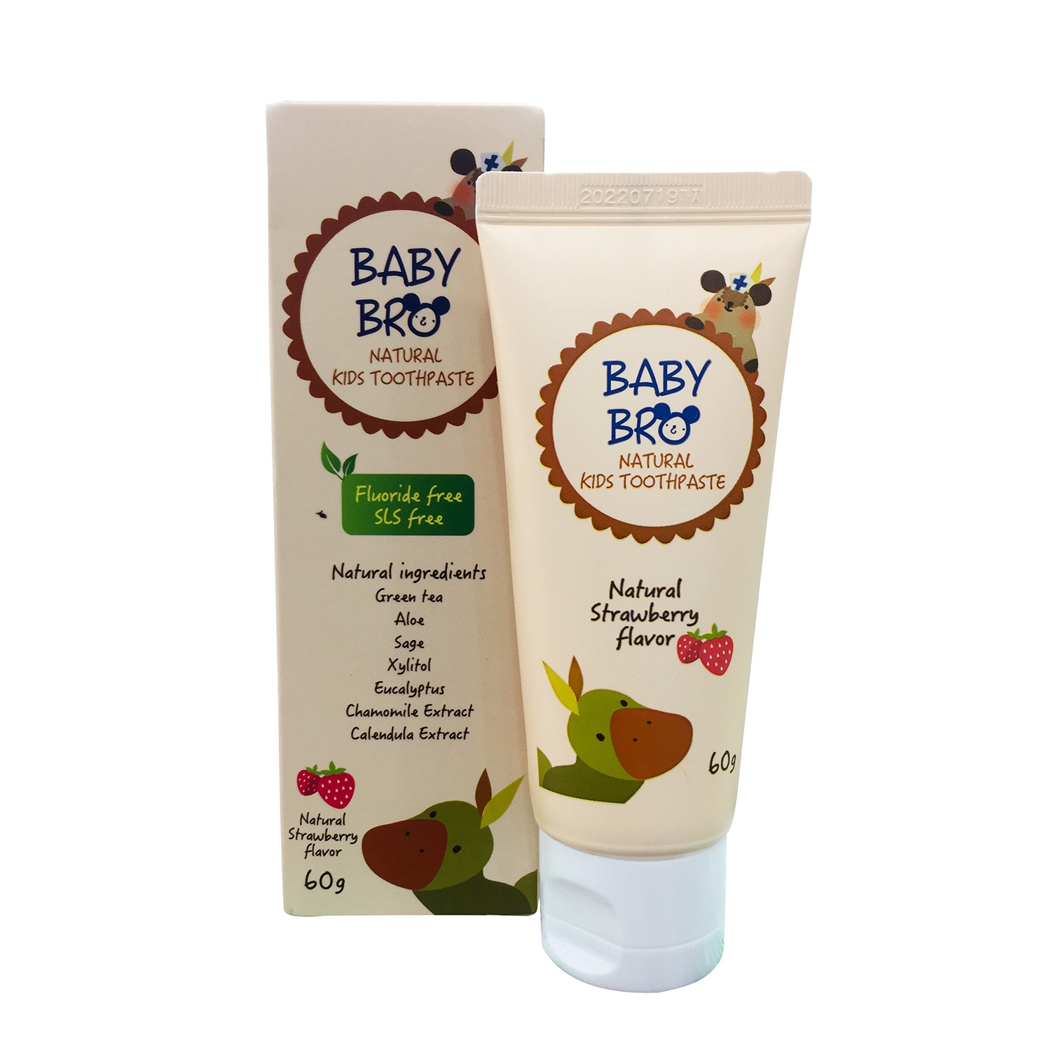  Kem đánh răng hương dâu Baby Bro  hình 1