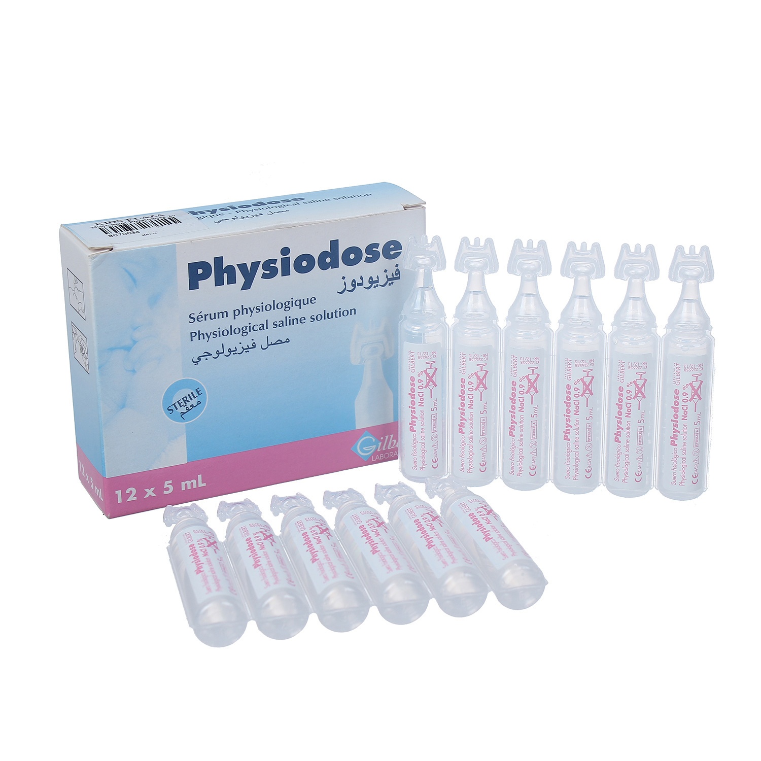 Nước muối sinh lý Physiodose 12x5ml hình 2