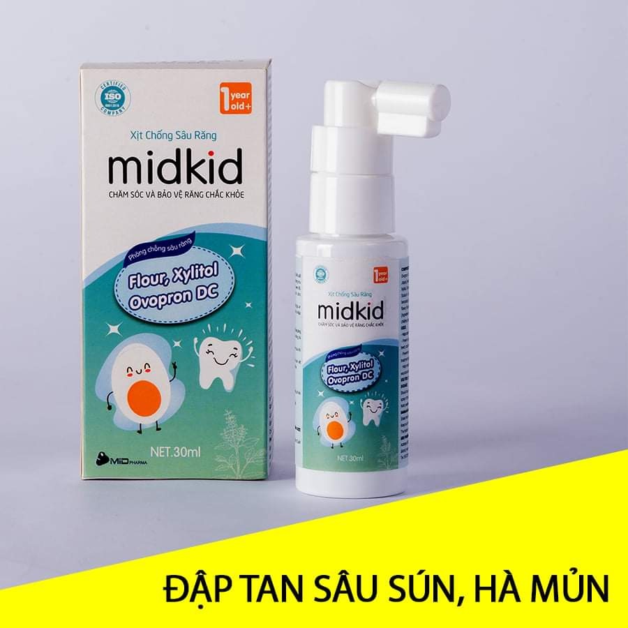 Xịt chống sâu răng Midkid 30ml hình 4
