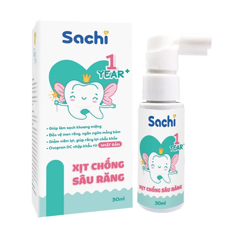 Xịt chống sâu răng Sachi 30ml  hình 1