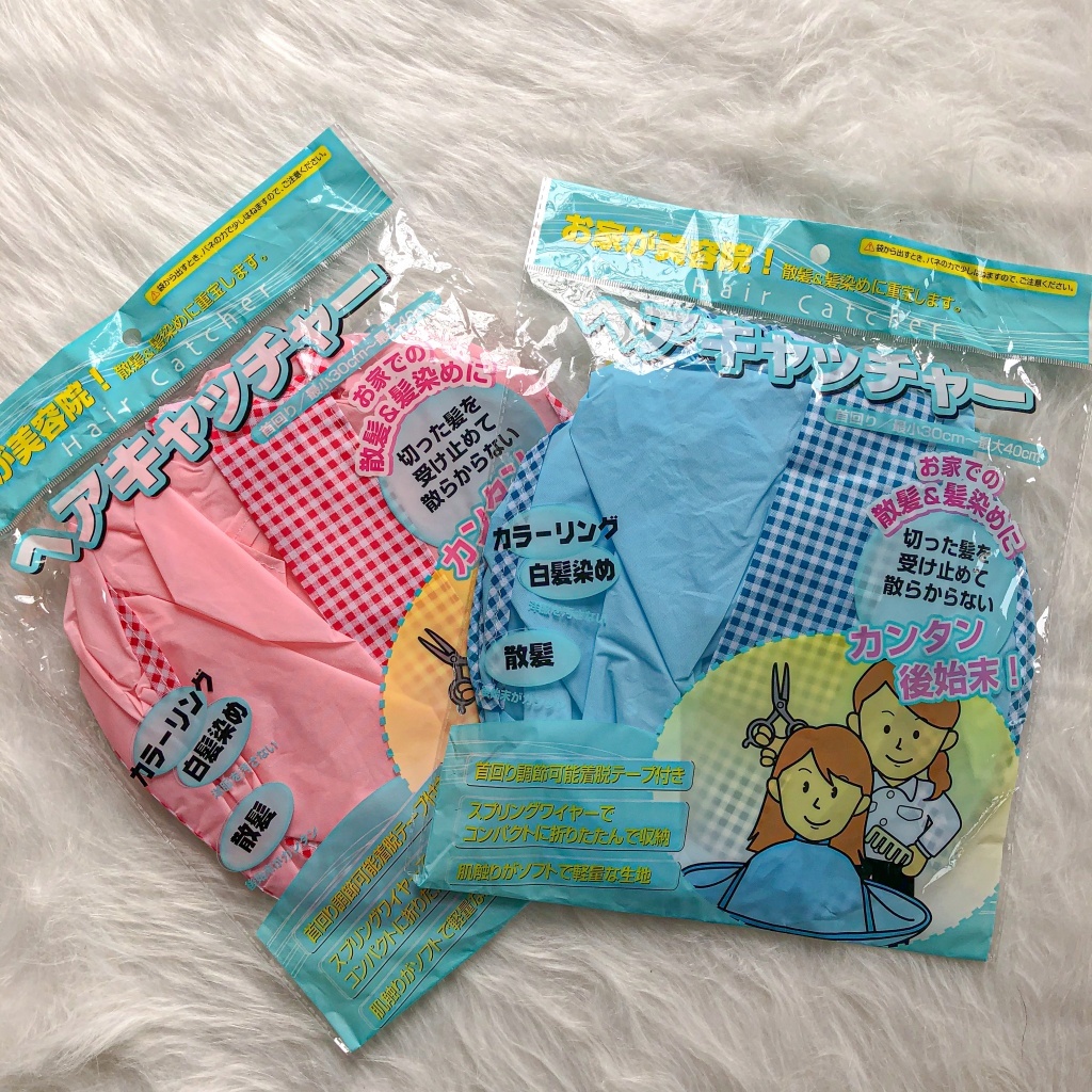 Áo choàng cắt tóc Konbini có khay hứng (Màu ngẫu nhiên) hình 3