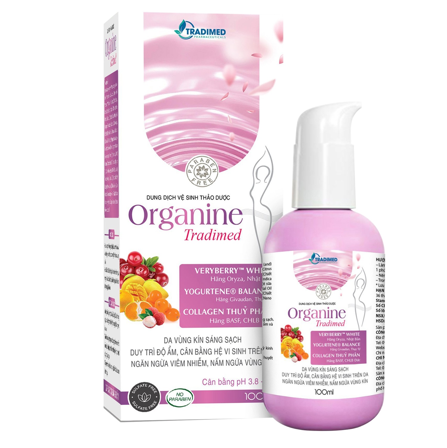 Dung dịch vệ sinh thảo dược cho mẹ Organine 100ml hình 1
