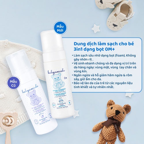 Hướng dẫn sử dụng dung dịch vệ sinh tạo bọt 3in1 BabyCoccle 150ml