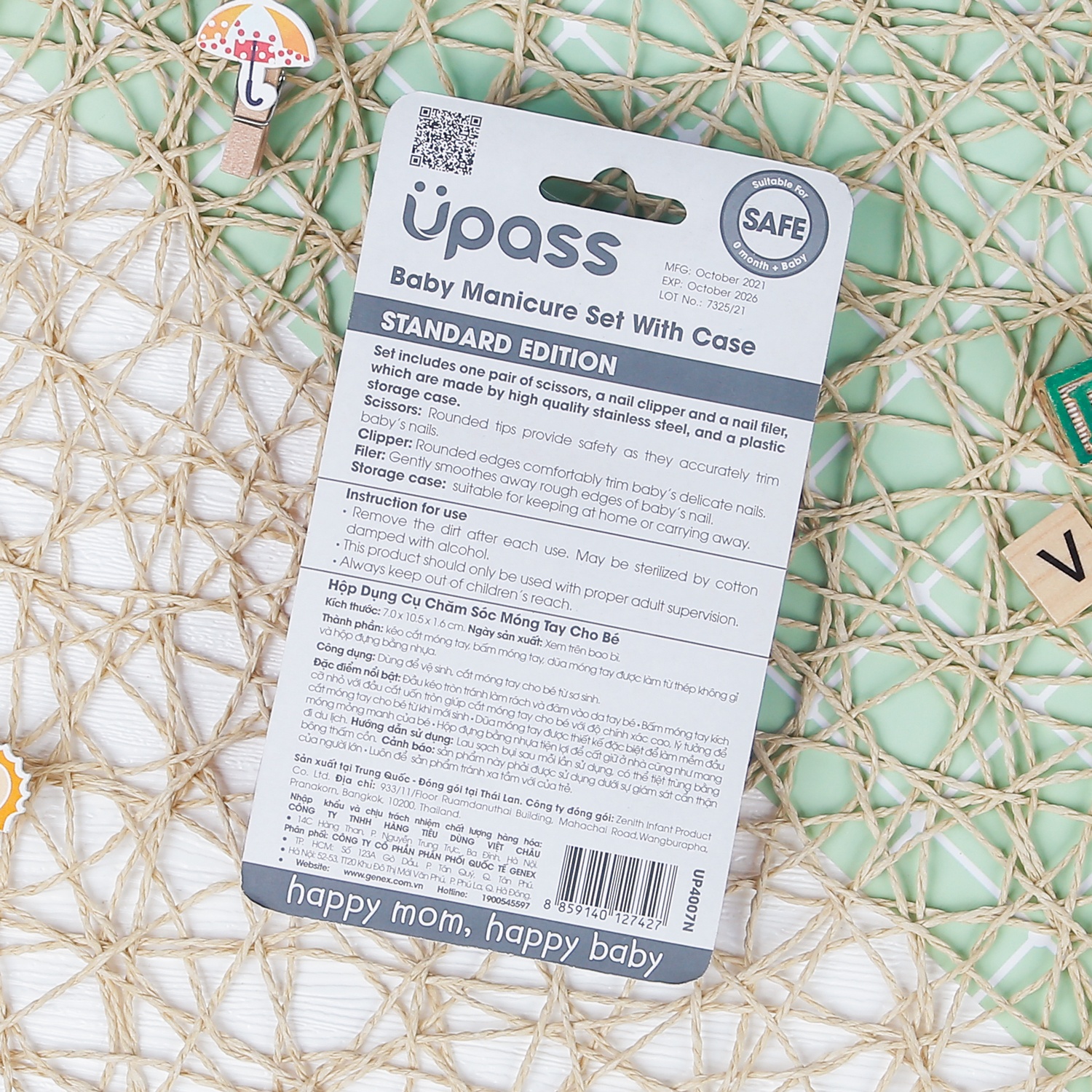 Hộp dụng cụ chăm sóc móng tay UP4007NX hình 2