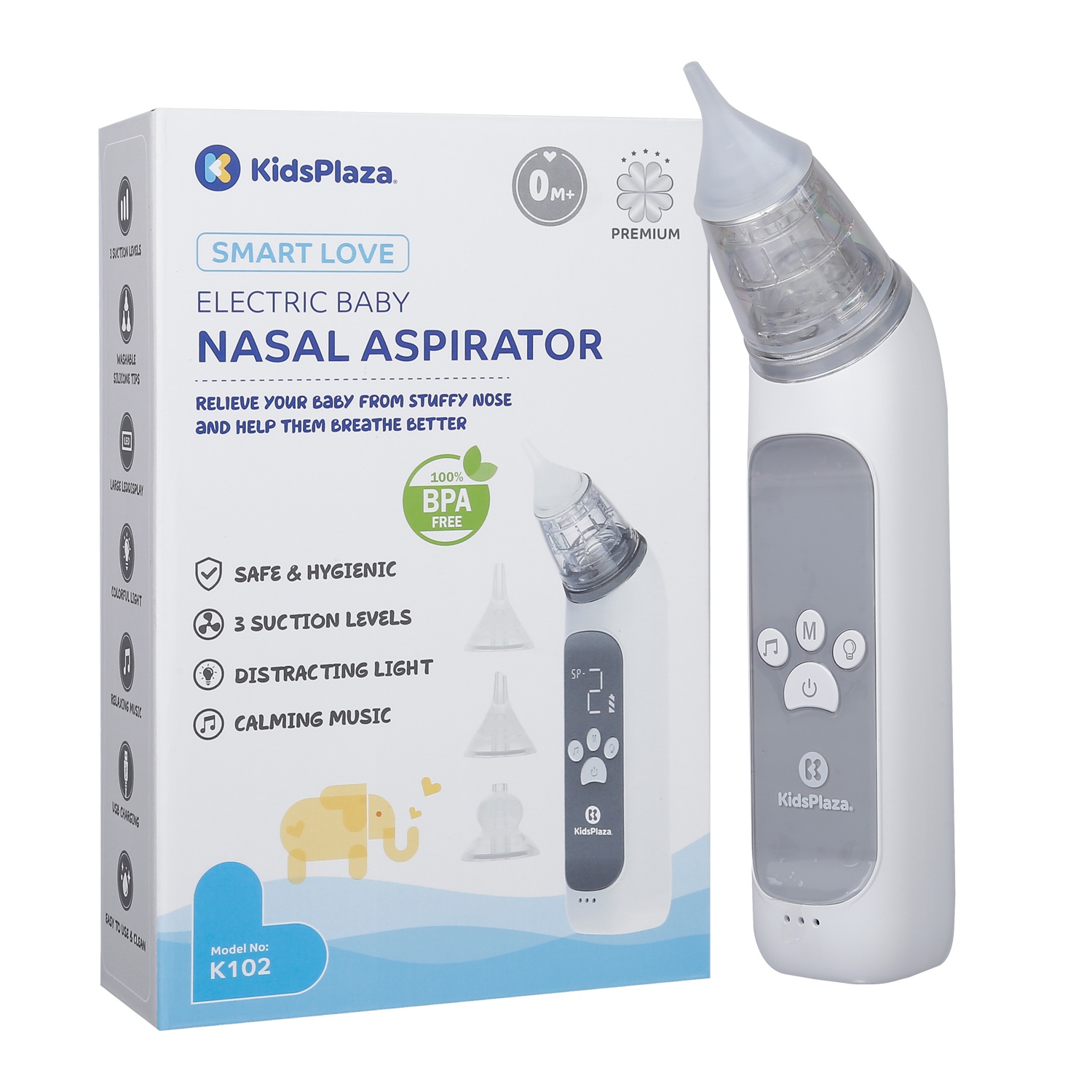 Máy hút mũi điện tử KidsPlaza Smart Love K102 hình 1