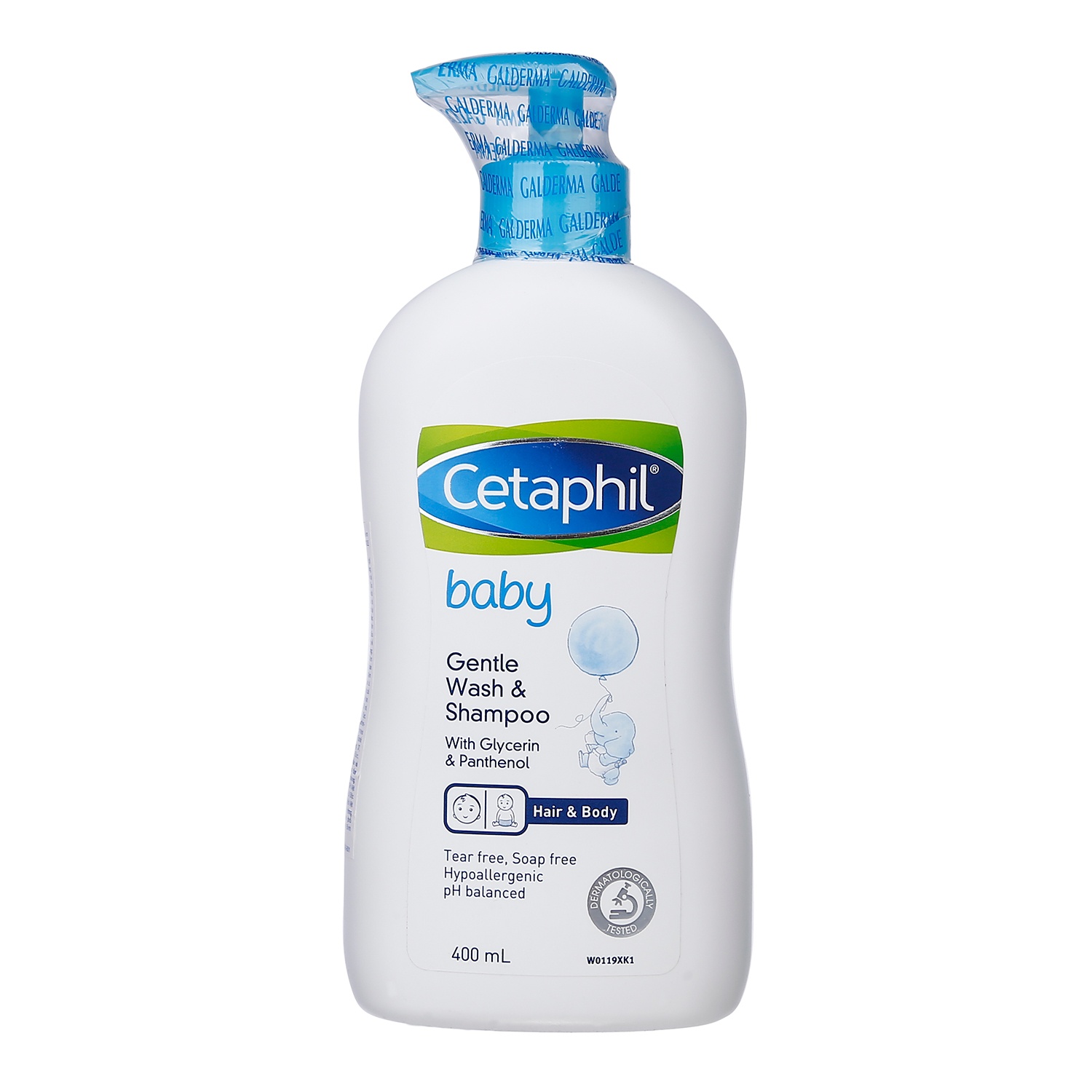 Sữa tắm gội toàn thân Cetaphil Baby Gentle Wash Shampoo 2in1 400ml hình 2