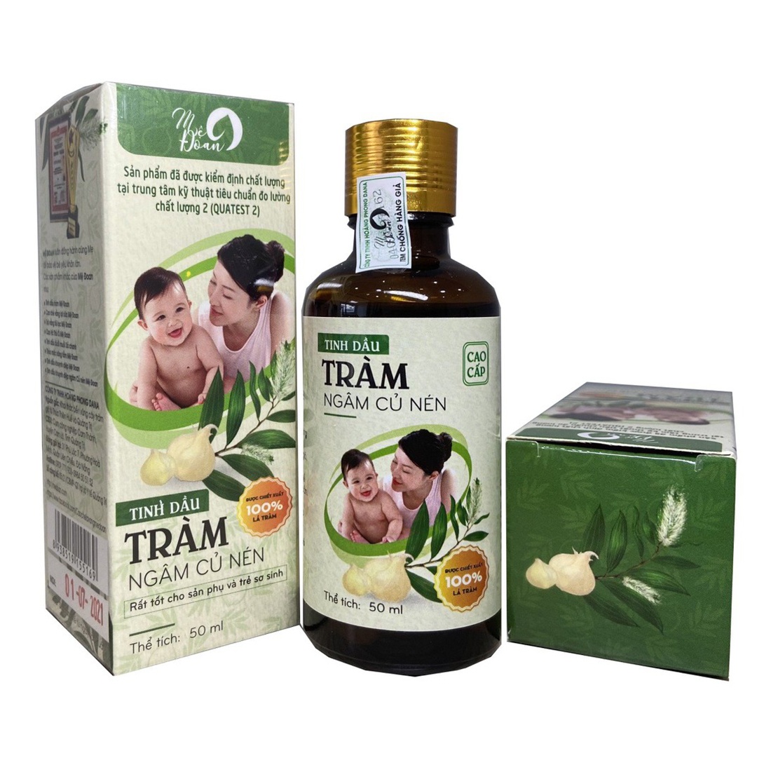 Tinh dầu tràm ngâm củ nén Mệ Đoan 50ml hình 1