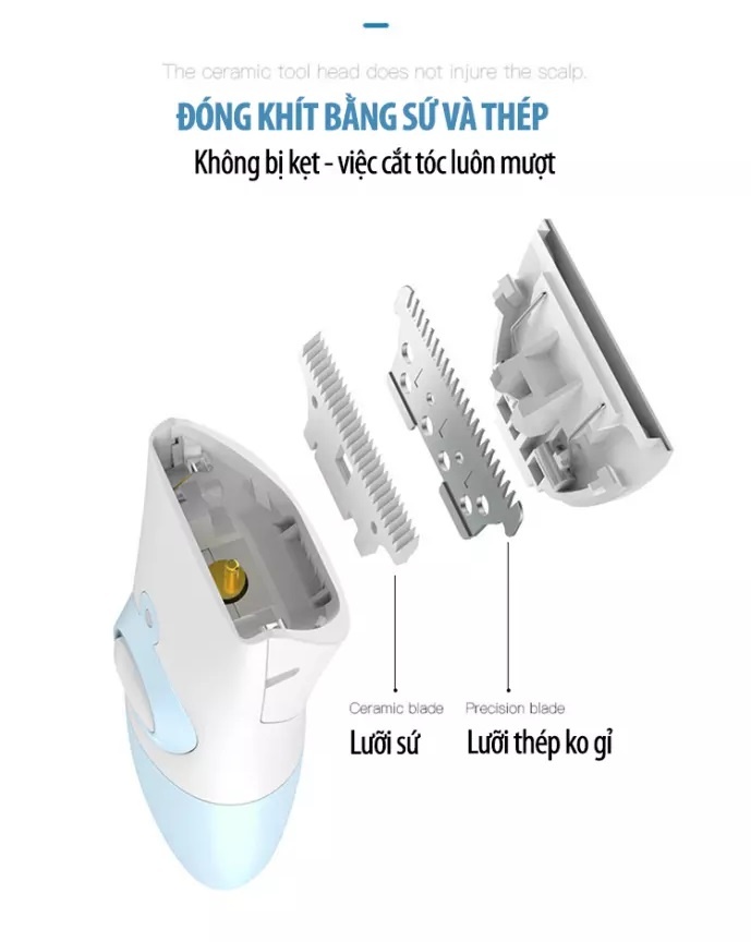 Tông đơ KONKA KYL01P cắt tóc thuôn mượt