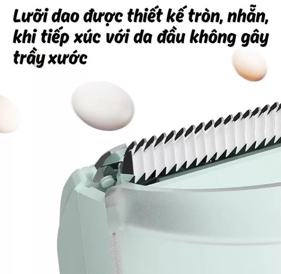 Tông đơ cắt tóc cho bé Misuta có chức năng hút tóc thừa 3