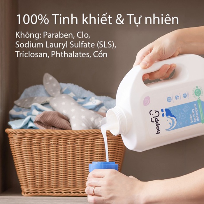Đặc điểm nổi bật của nước giặt Hoppi 1.8l