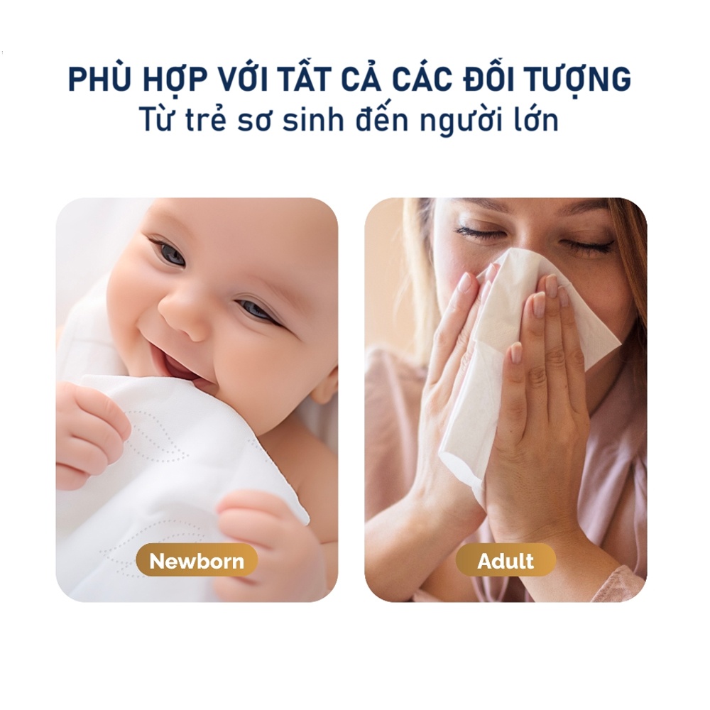 Khăn giấy Hoppi 3 lớp gói 40 tờ hình 5