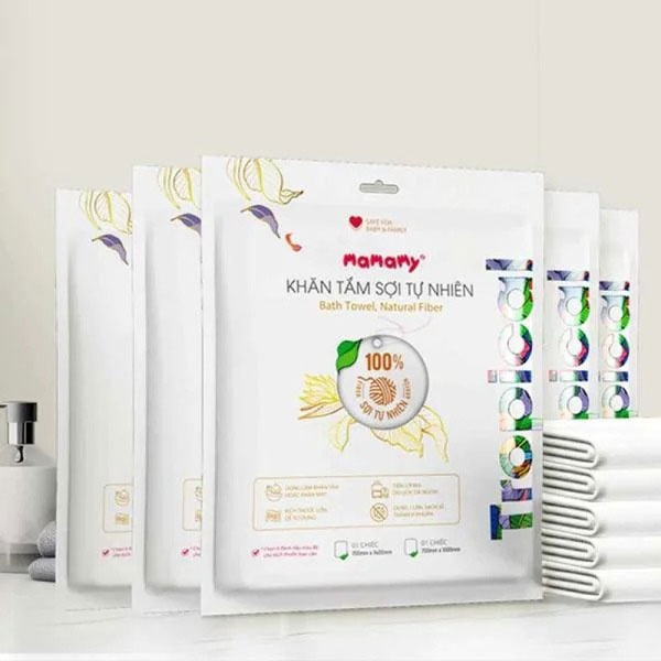 Khăn tắm viên nén Mamamy 700x1400mm  hình 1
