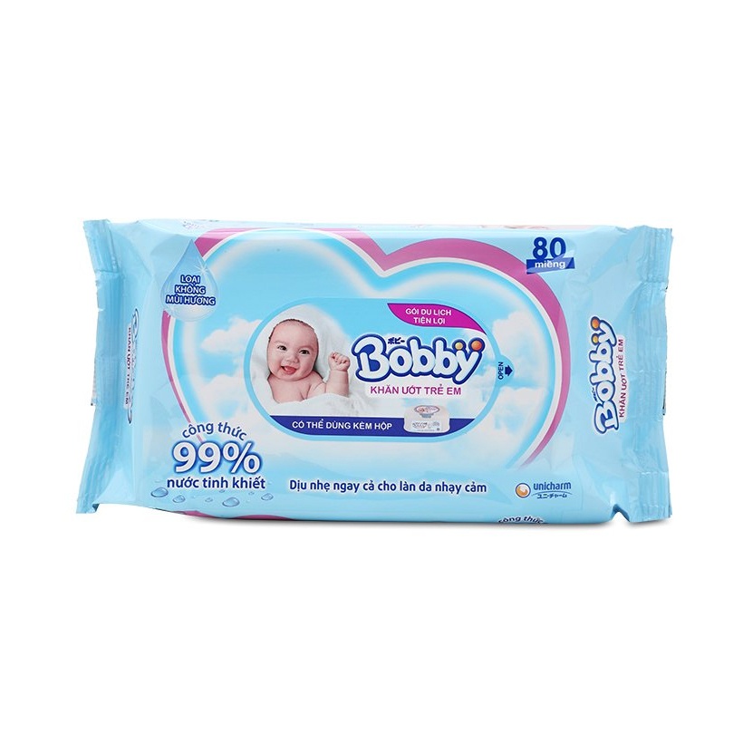 Khăn ướt bobby 80m hình 1