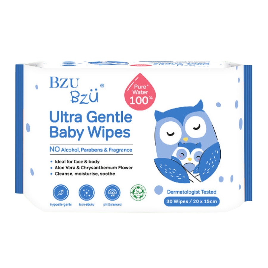 Khăn ướt dịu nhẹ Bzu Bzu 30 tờ