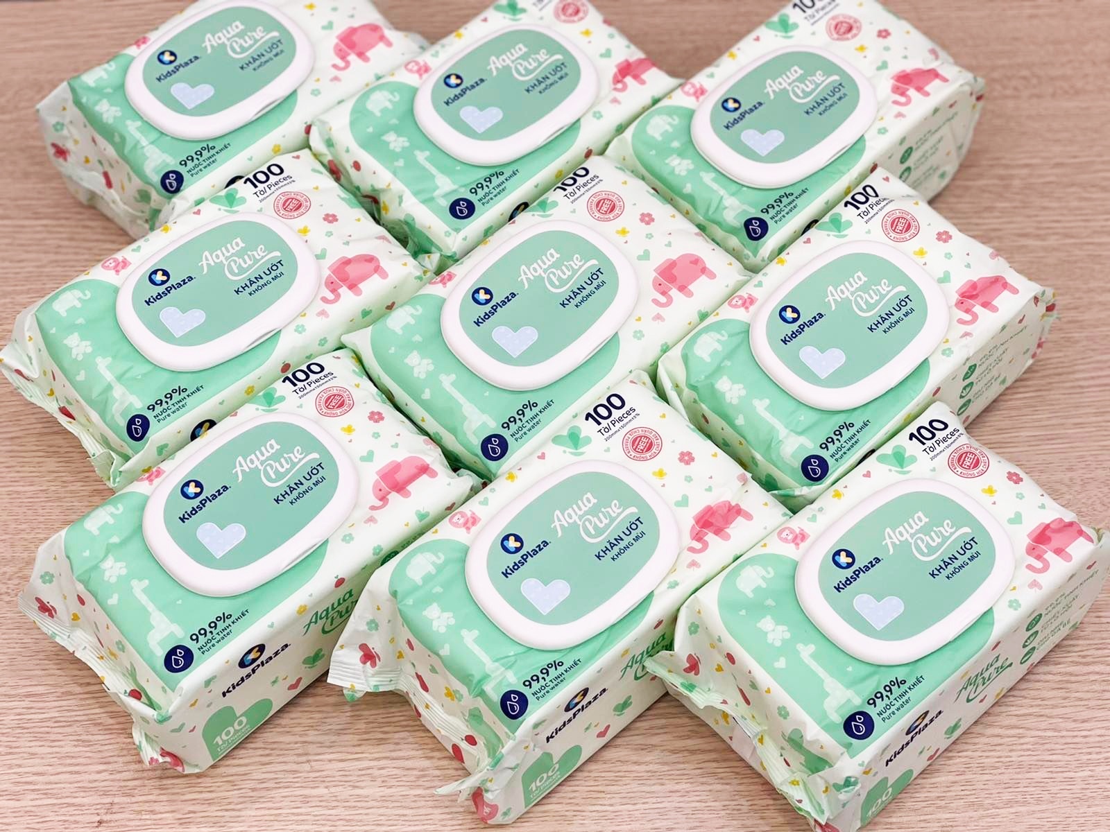 Khăn ướt tinh khiết KidsPlaza 100 tờ hình 5