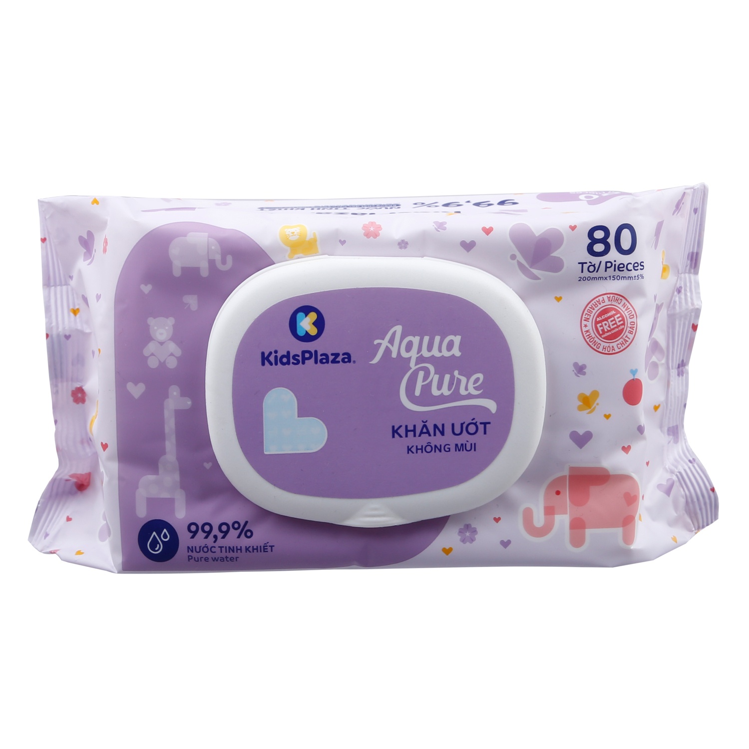 Khăn ướt tinh khiết KidsPlaza 80 tờ hình 3