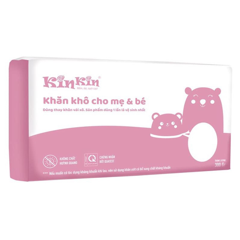 Khăn vải khô đa năng KinKin gói 300g hình 1