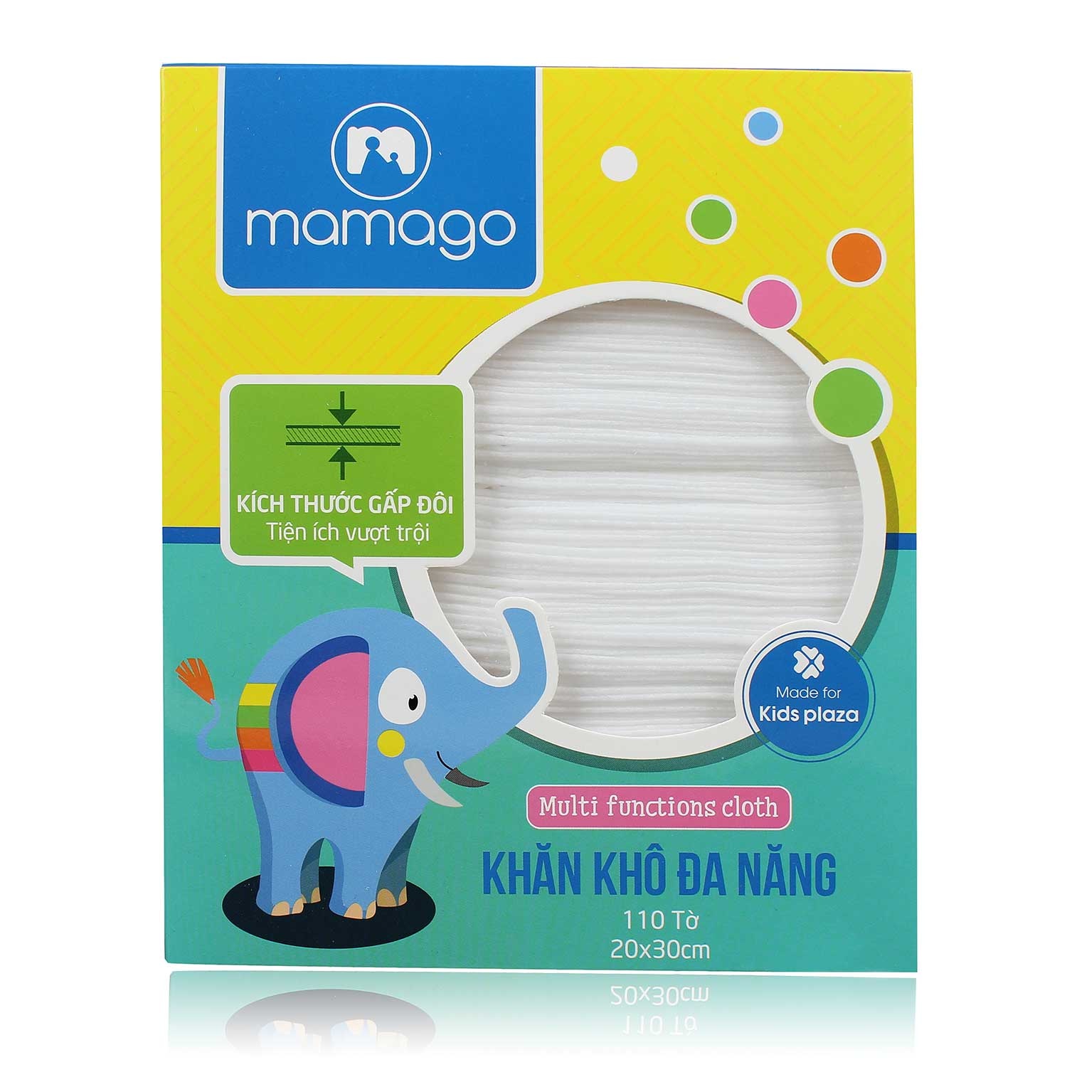 Khăn vải khô đa năng Mamago 110pcs hình 1