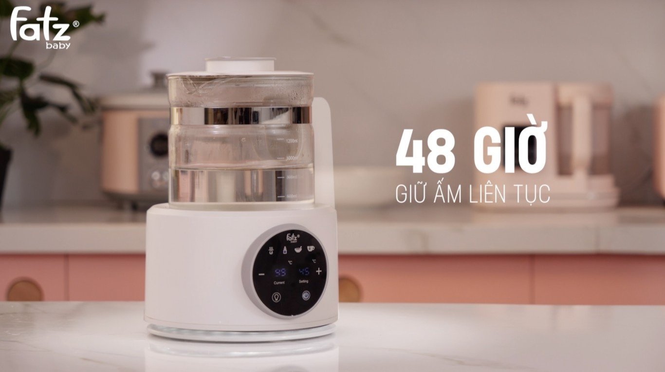 Máy đun và hâm nước pha sữa điện tử Fatzbaby 1200ml hình 5