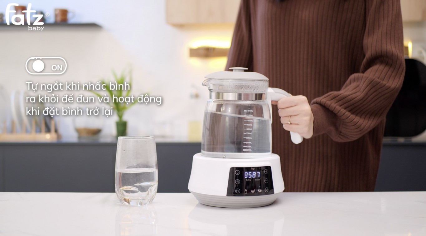 Máy đun và hâm nước pha sữa FatzBaby FB3569TK hình 6