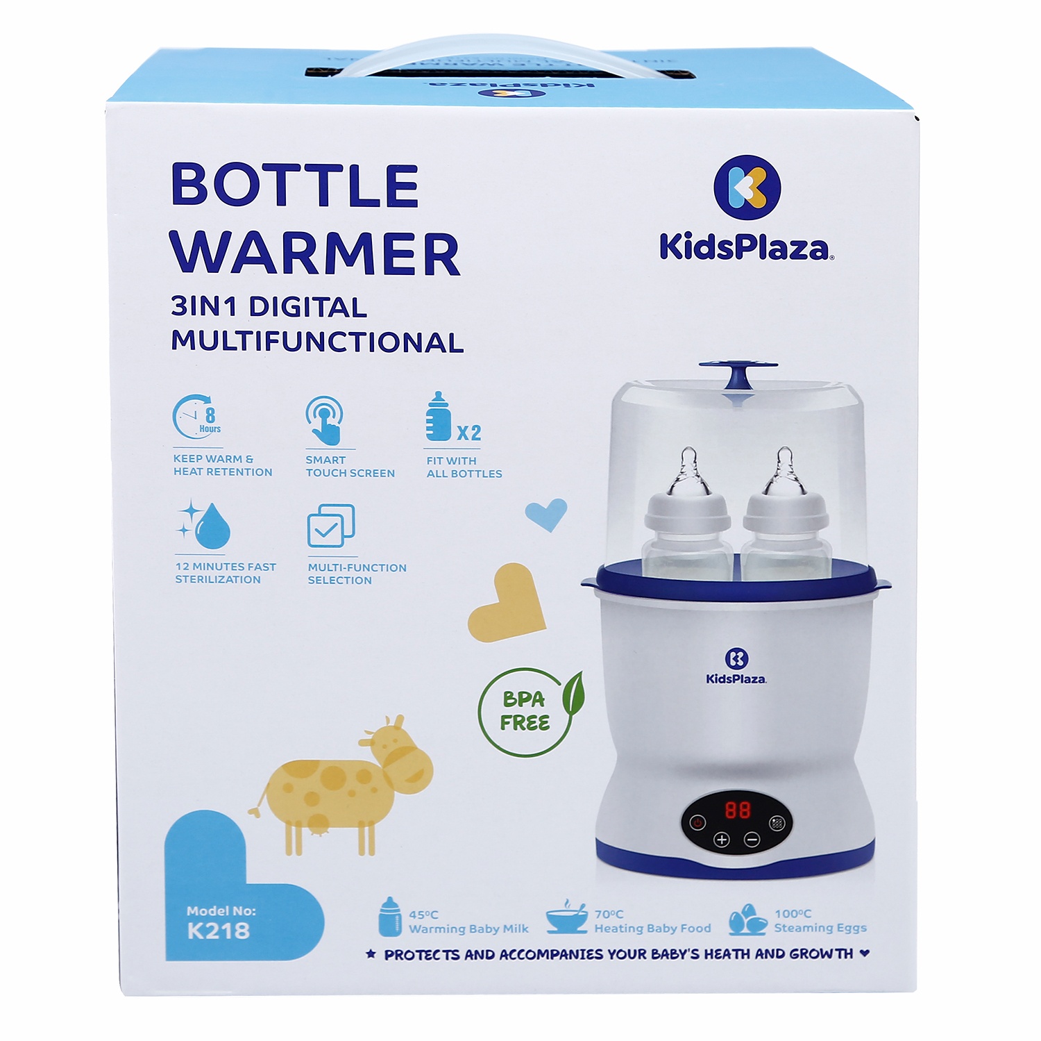 Máy hâm sữa 3in1 Kidsplaza Digital K218 hình 8