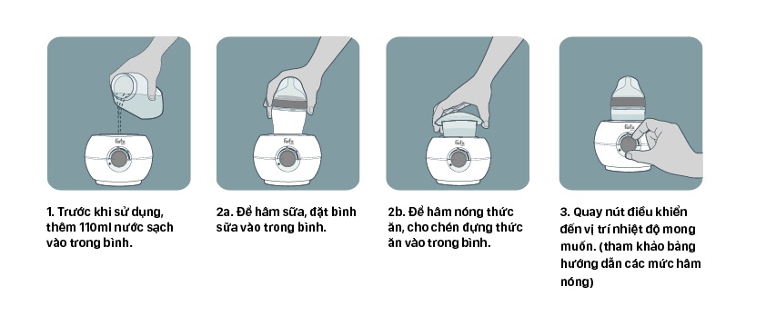 Máy hâm sữa FatzBaby 3 chức năng FB3027SL hình 3