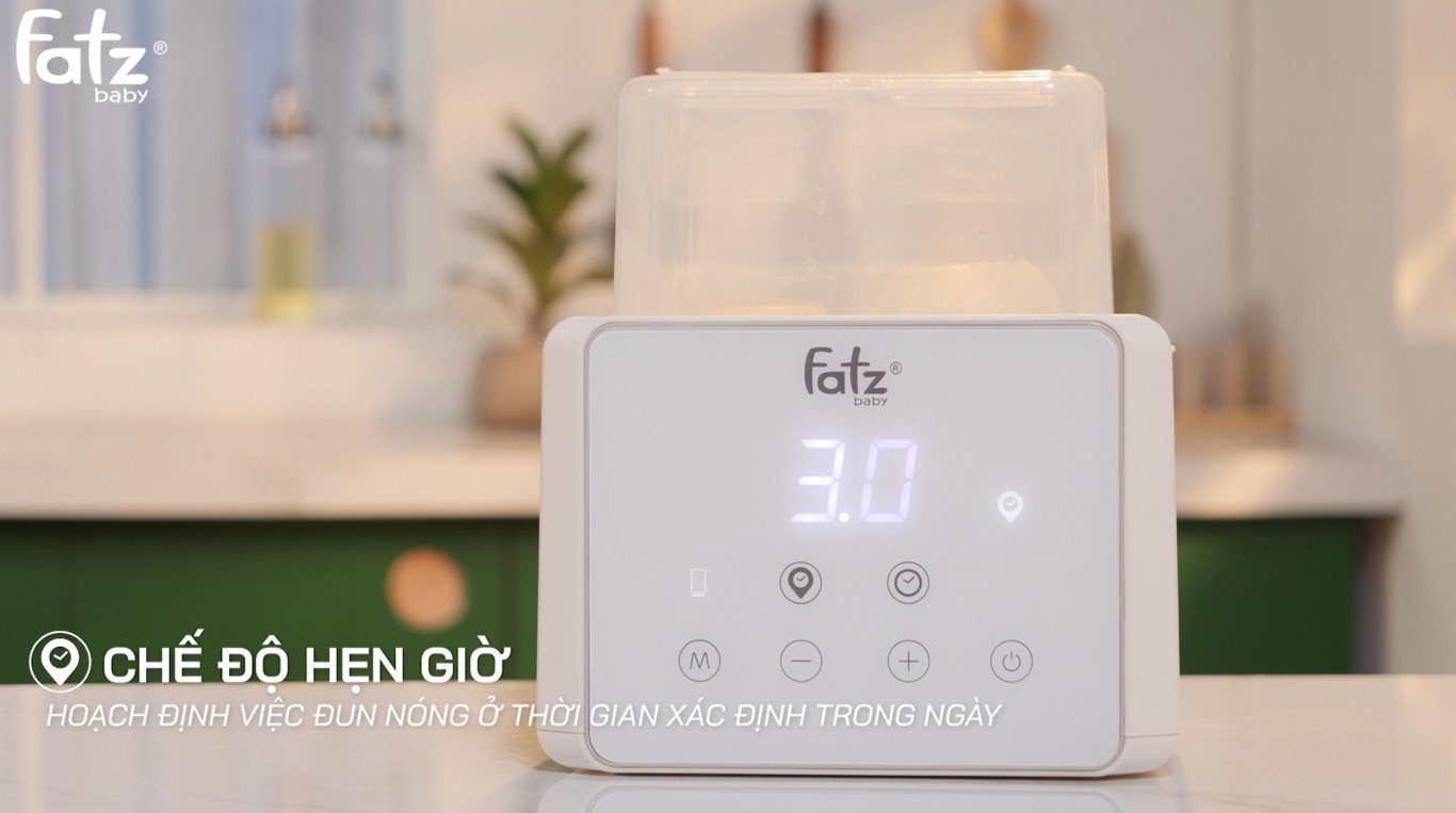 Máy hâm sữa tiệt trùng Fatzbaby dòng điện tử Duo 3 FB3093VN hình 6